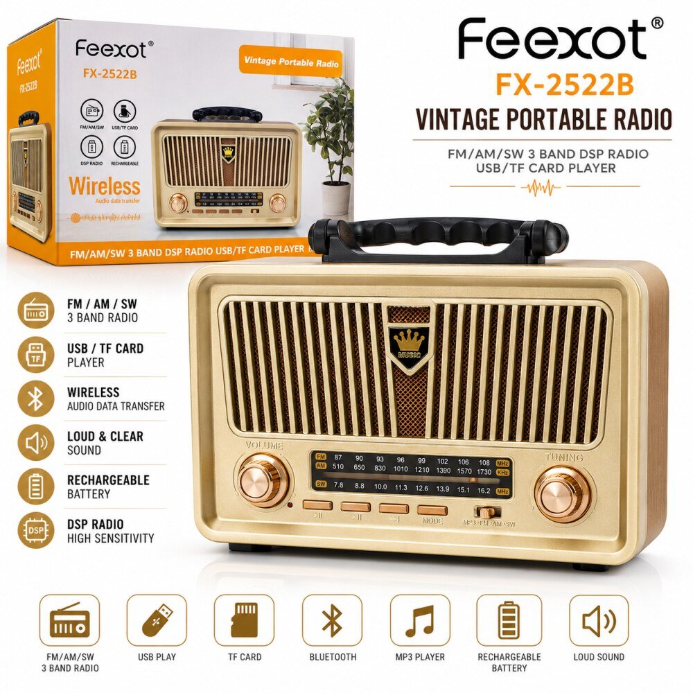 speaker + radio vintage 2522